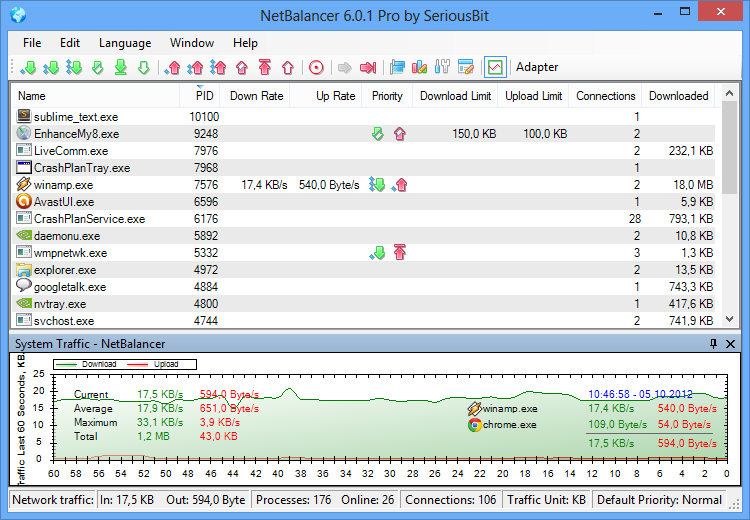 Main Window Screenshot