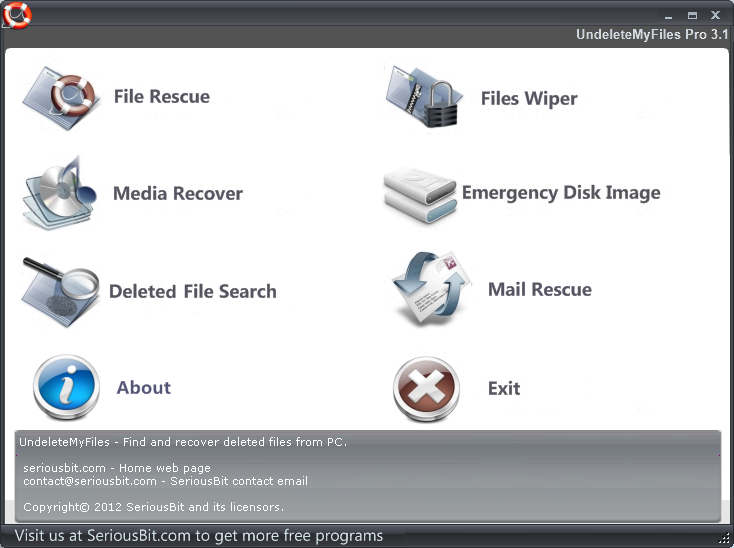 UndeleteMyFiles Pro 3.1 full